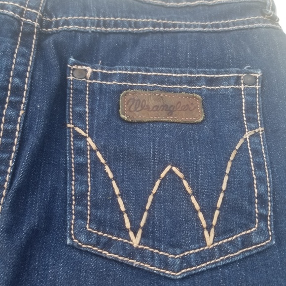Wrangler Western Denim Jean  Short Skirt Size 1 - Picture 6 of 8